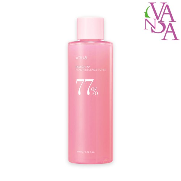 تونر اسنس مرطوب کننده و روشن کننده هلو نیاسینامید آنا Anua Peach VV% Niacin Essence