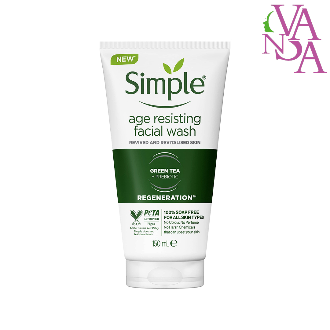 سیمپل ژل شست وشو age resisting facial wash