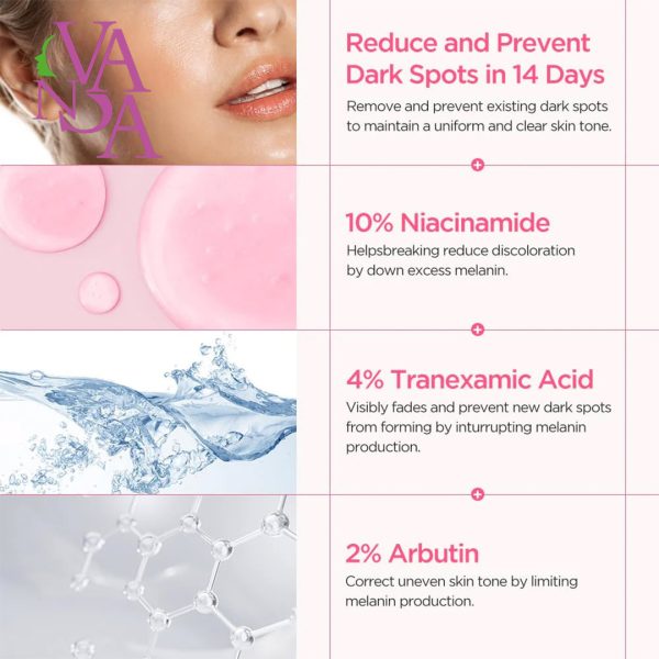 سرم ضد لک نیاسینامید ۱۰% + ترانگزامیک اسید ۴ آنوا Anua Niacinamide 10% + TXA % Dark SpotCorrecting Serum