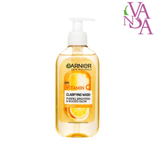 ژل شستشوی صورت ویتامین سی گارنیر 200 میلی لیتر Hyaluronic Aloe Replumping Serum