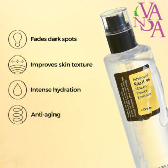 اسنس حلزون کوزارکس مدل ادونس اسنیل 96 موکین پاور 100 میل Cosrx Advanced Snail 96 Mucin Power Essence 100ml