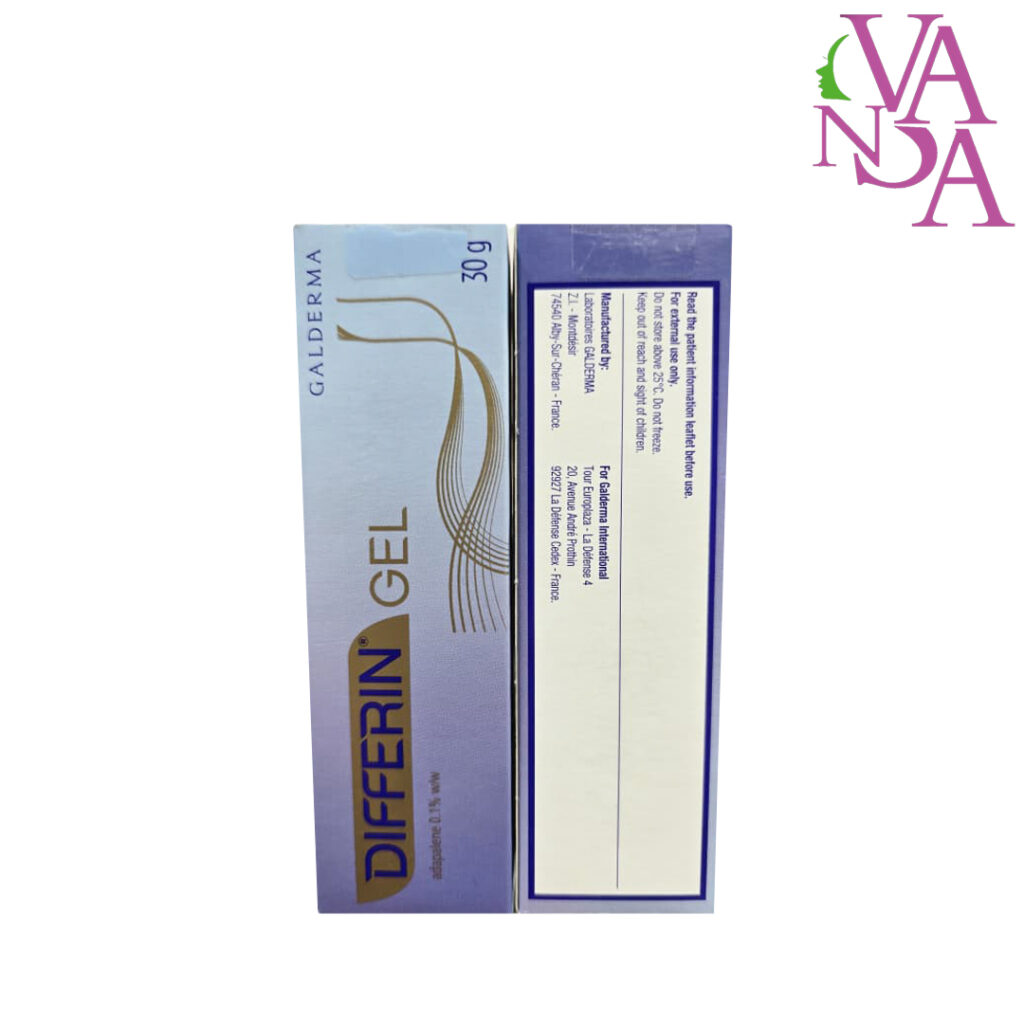 ژل ضد جوش دیفرین آداپالن 30 گرم Differin Adapalene Gel 0.1% Retinoid Acne Treatment