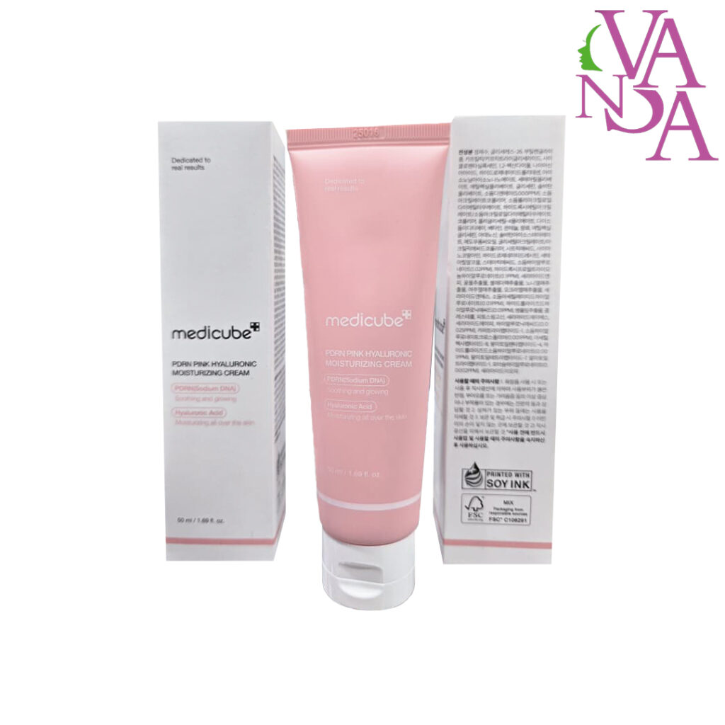 کرم دور چشم ضد چروک پپتیدی صورتی پی دی آر ان مدی کیوب PDRN Medicube Pink Peptide Anti-Wrinkle Eye Cream