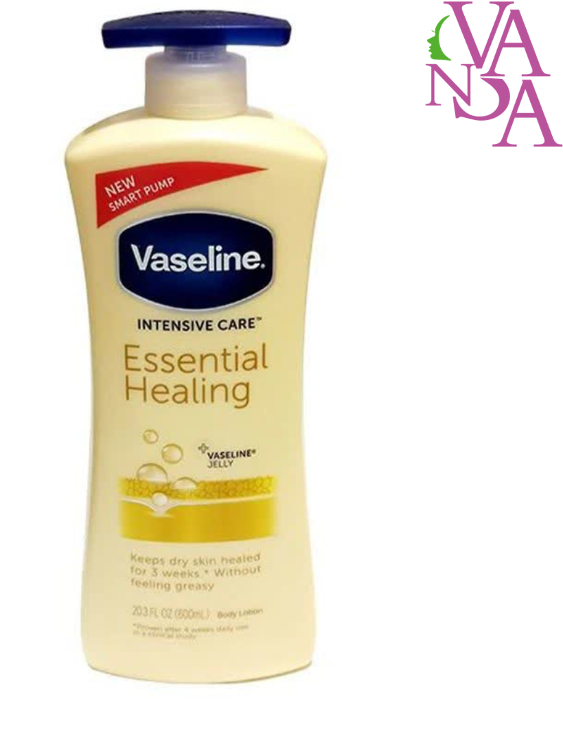 لوسیون بدن وازلین مدل Essential Healing لوسیون بدن وازلین مدل Essential Healing