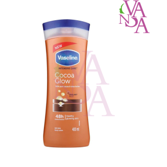 لوسیون بدن وازلین مدل Cocoa Glow
