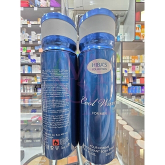اسپری لباس و بدن هیباس مدل Cool Wave FOR MEN 200ml