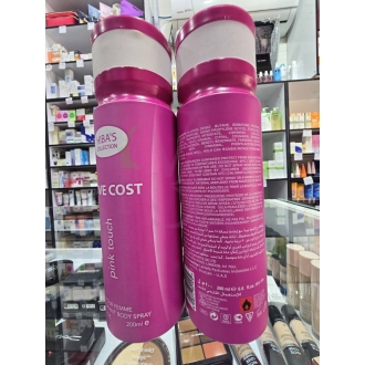 اسپری لباس و بدن هیباس مدل Love Cost Pink Touch 200ml