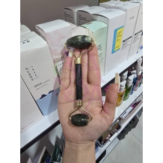 رولر ماساژور صورت سنگی طبیعی (جید رولر) و فلزی - نشکن _رزکوارتز