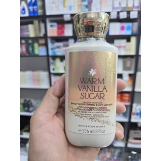 لوسیون بدن بث اند بادی ورکس مدل Warm Vanilla Sugar