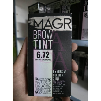 کیت رنگ ابرو حرفه ای ماگرای شکلاتی دودی شماره 6.72