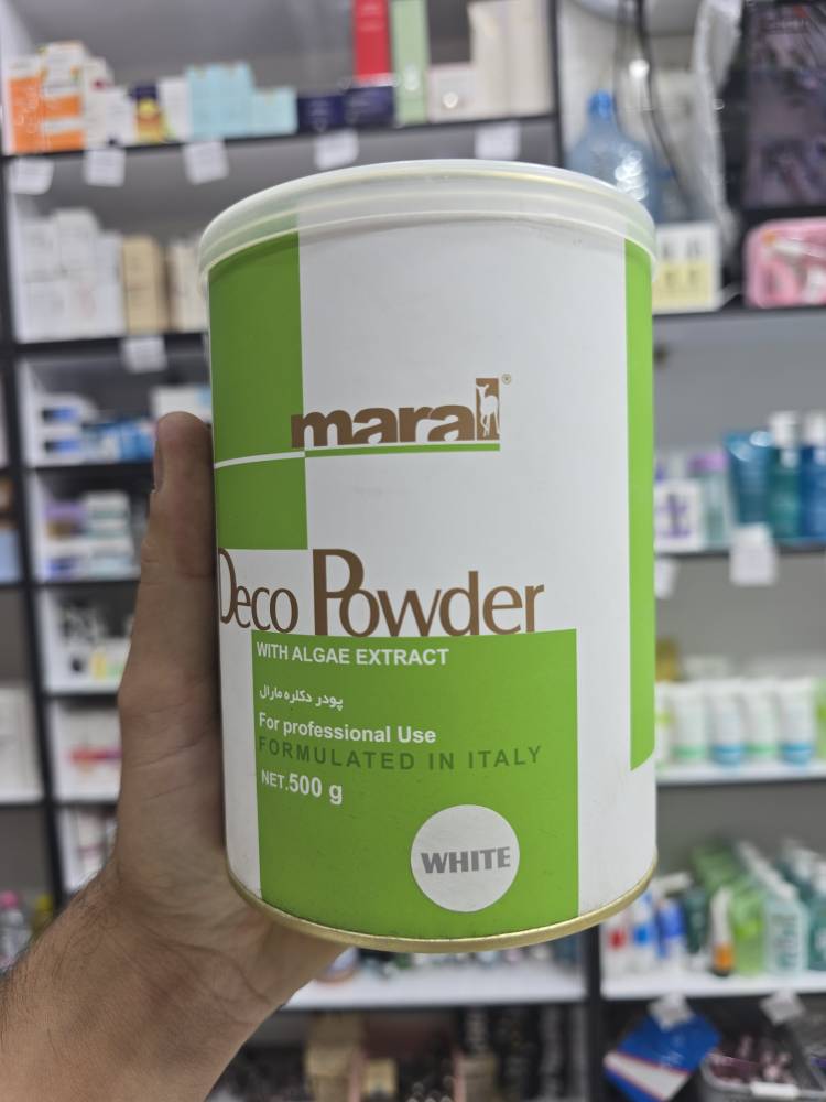 پودر دکلره سفید500گرمی مارال (MARAL) پودر دکلره سفید500گرمی مارال (MARAL)