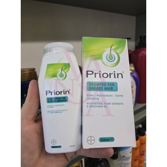 شامپو ضد ریزش پریورین مناسب مو های چرب 200 میل Priorin Shampoo for oily hair