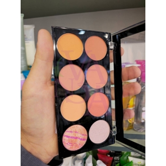 رژگونه Revolution اورجینال برند رولوشن5057566146005 Hot Spice Ultra Pink Shades 8-Piece Blush Palette
