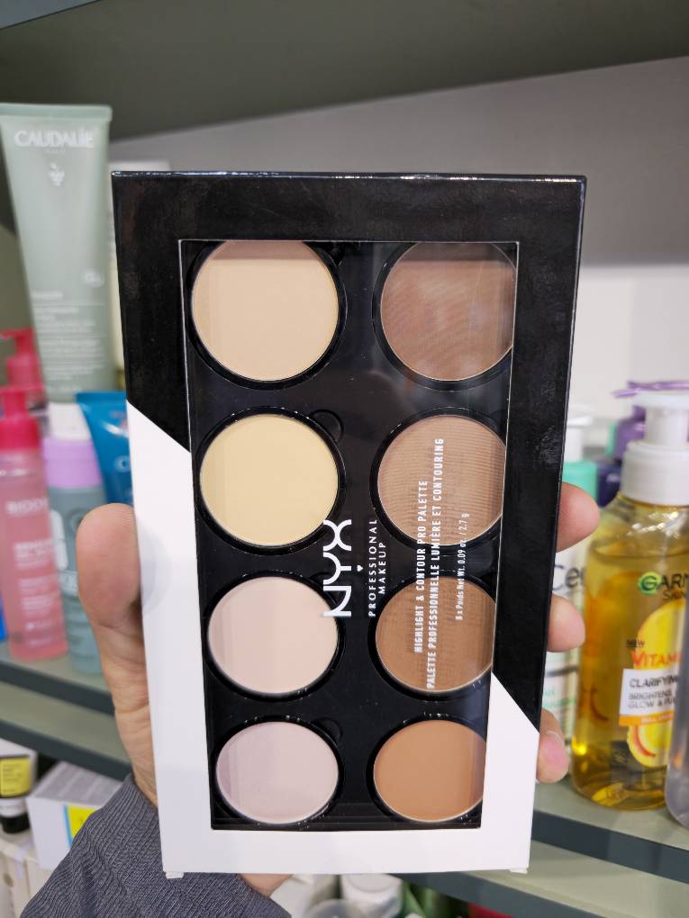 پالت کانتور پودری نیکس nyx هشت رنگ حرفه ای امریکایی پالت کانتور پودری نیکس nyx هشت رنگ حرفه ای امریکایی