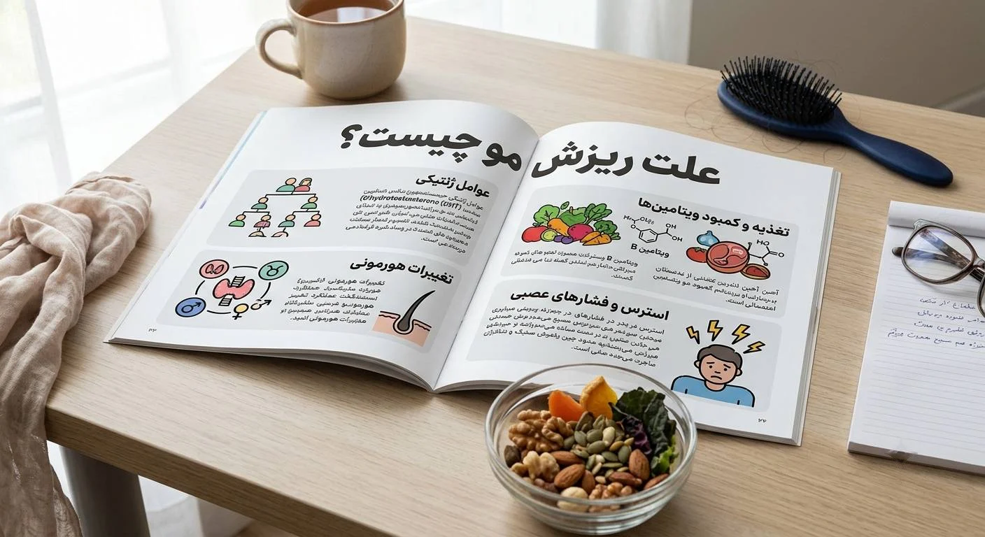 علت ریزش مو چیست