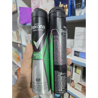 اسپری ضد تعریق مردانه رکسونا مدل QUANTUM DRY حجم 200 میل