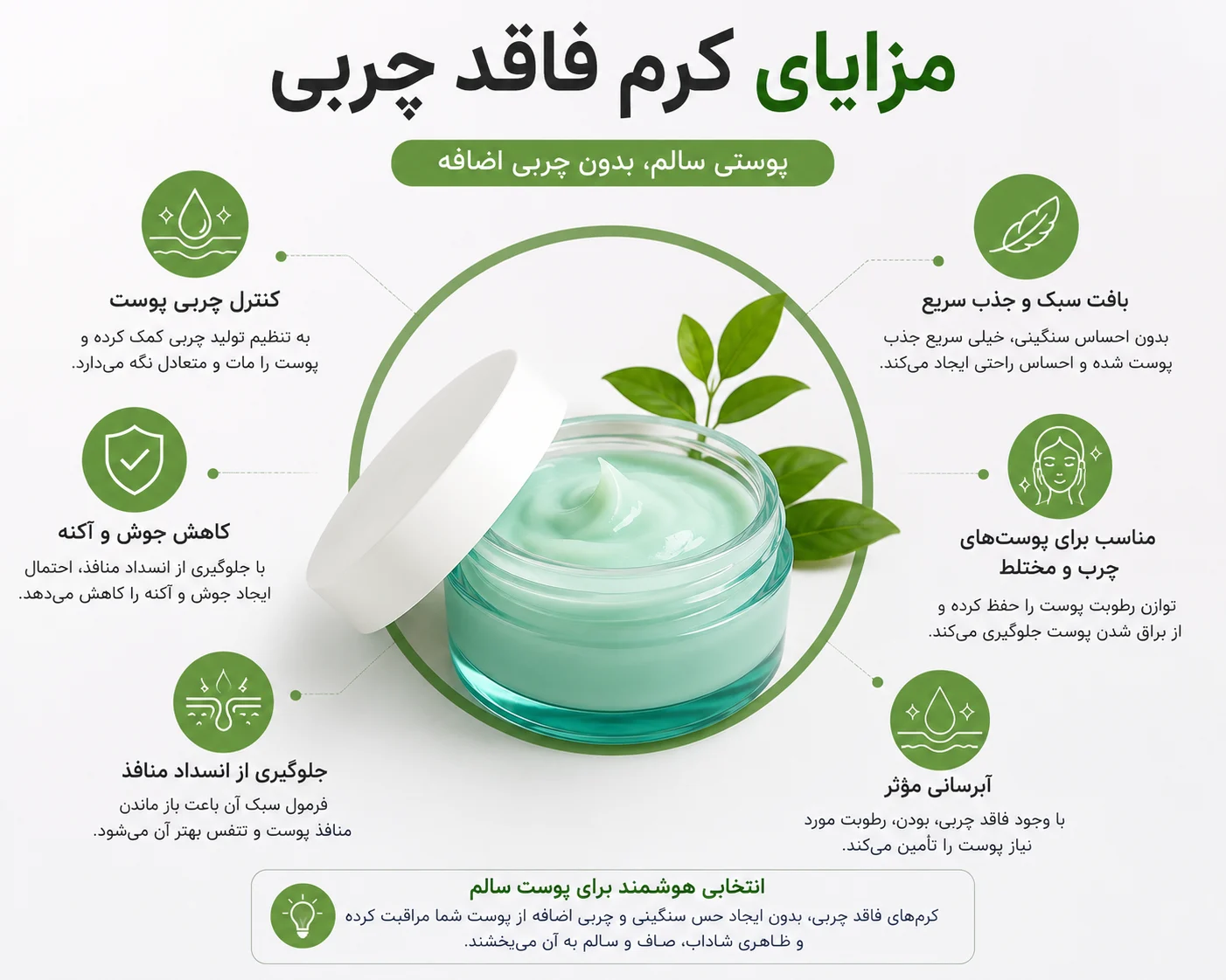 کرم فاقد چربی یعنی چی